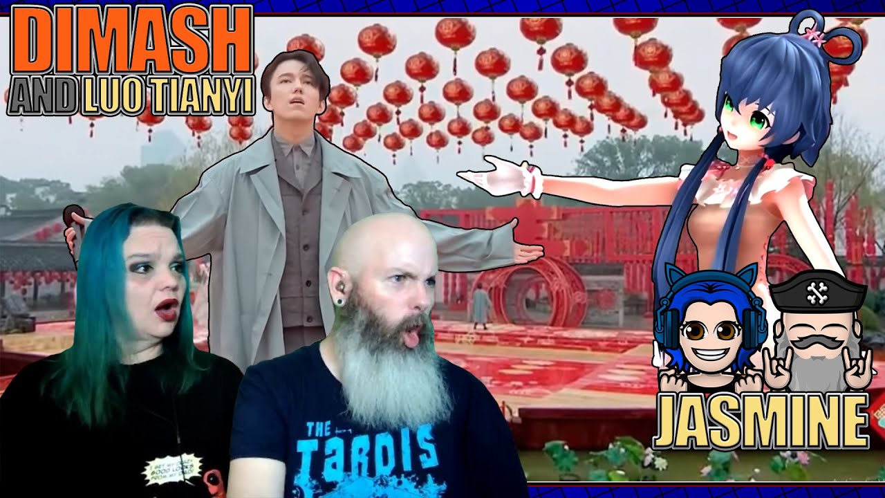 Dimash and Luo Tianyi - Jasmine Reaction | Captain FaceBeard and Heather React