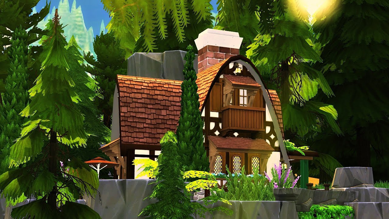 The Sims 4 | WOLF COTTAGE | Speed Build