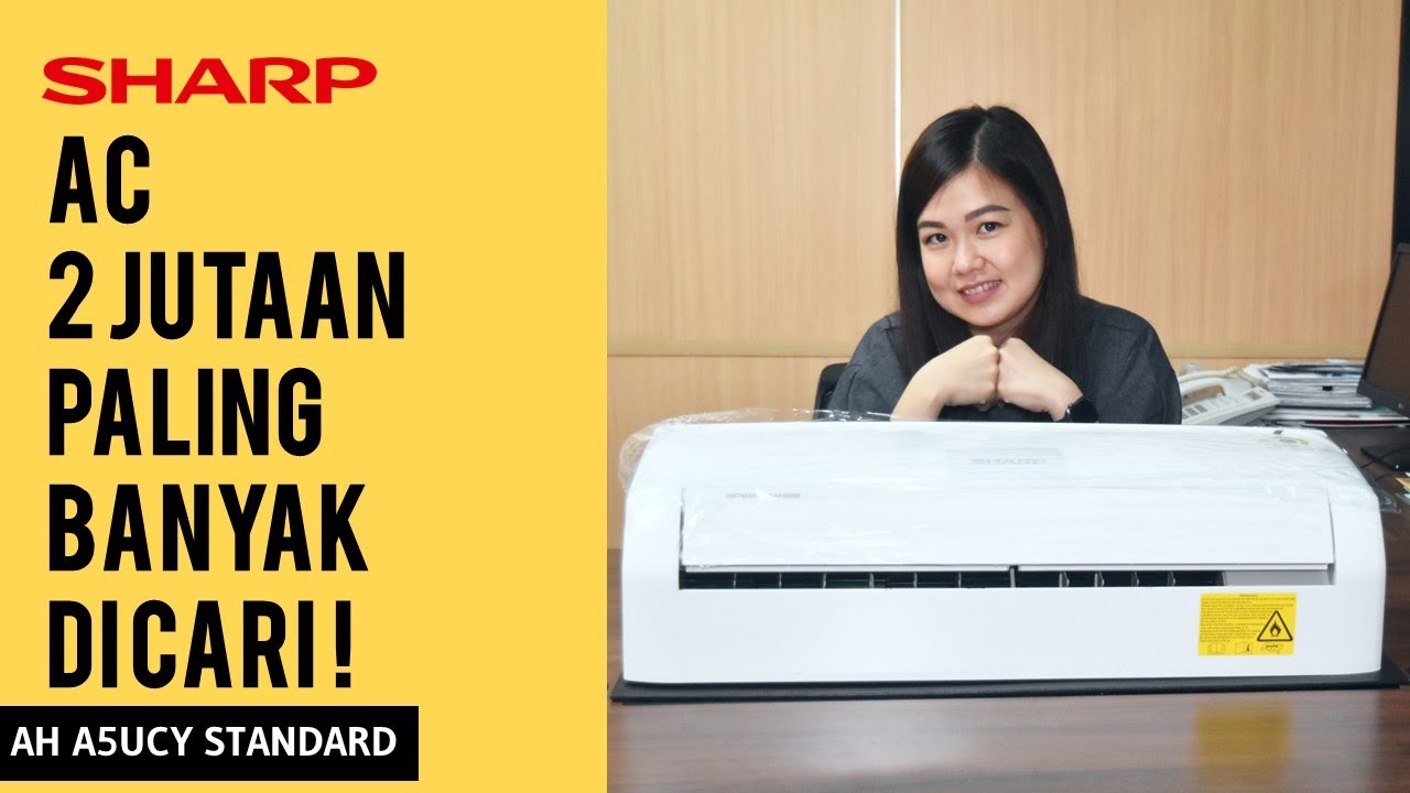 UNBOXING DAN REVIEW AC SHARP AH-A5UCY 1/2 PK STANDARD - CICI REVIEW #4