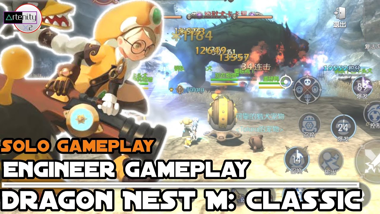 Dragon Nest M Classic: Full Gameplay Engineer [MMORPG Mobile on Android/iOS]