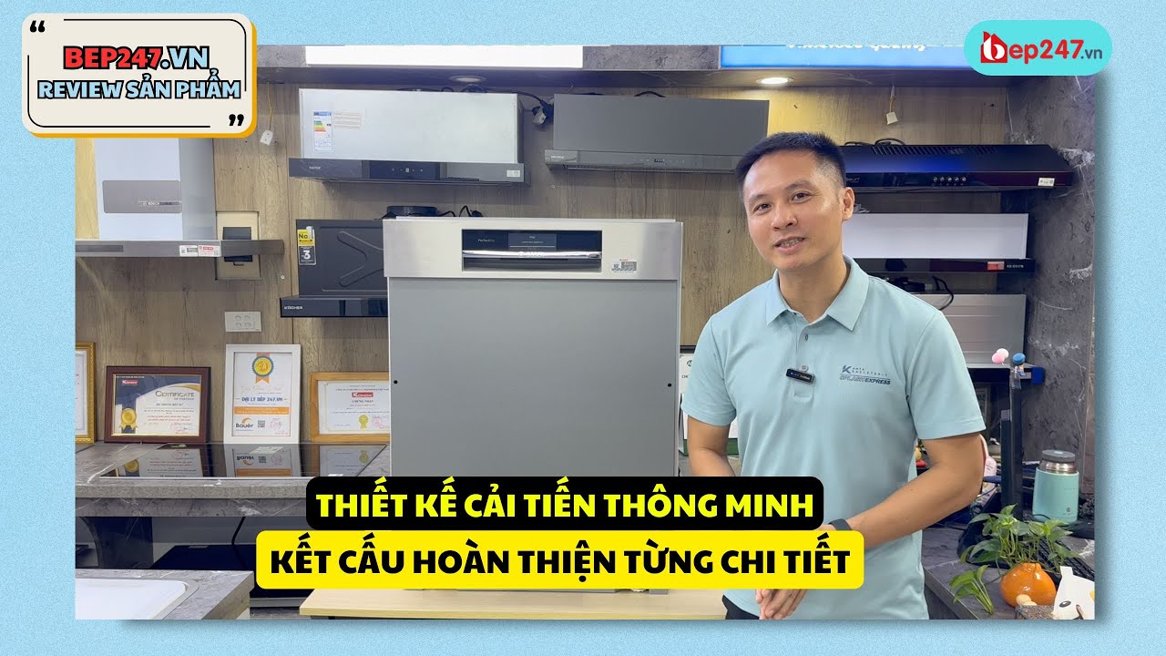 Máy Rửa Bát Bán Âm Bosch SMI8ZDS81T | Cao Cấp Nhất. Hiện Đại Nhất | BEP247.vn