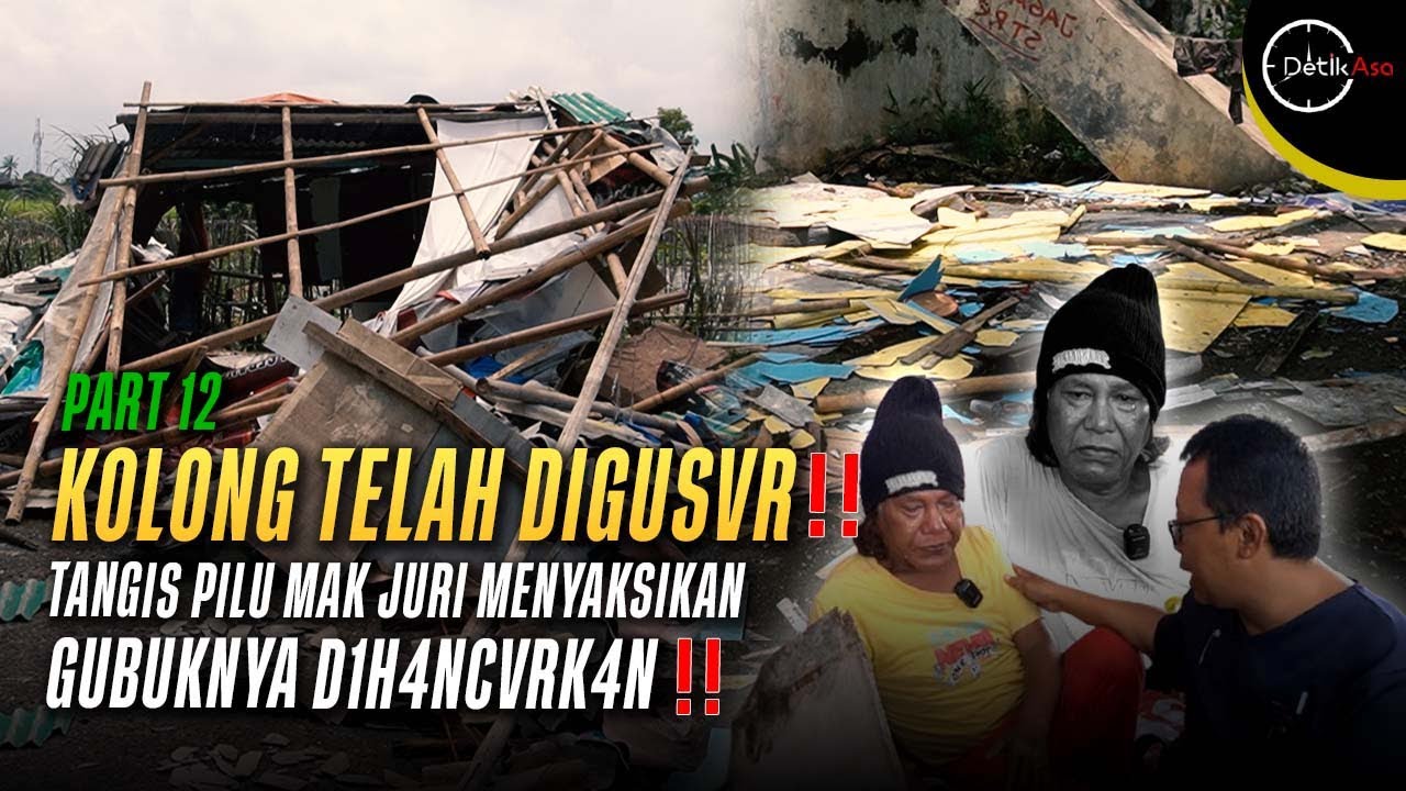 KOLONG TINGGAL KENANGAN ‼️SEMUA BANGUNAN D1H4NCVRK4N HINGGA RATA DENGAN TANAH ‼️