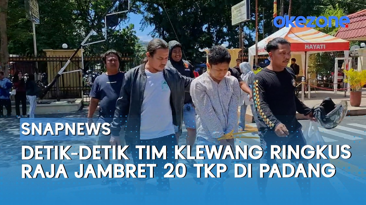 Detik-Detik Tim Klewang Ringkus Raja Jambret 20 TKP di Padang | Snapnews