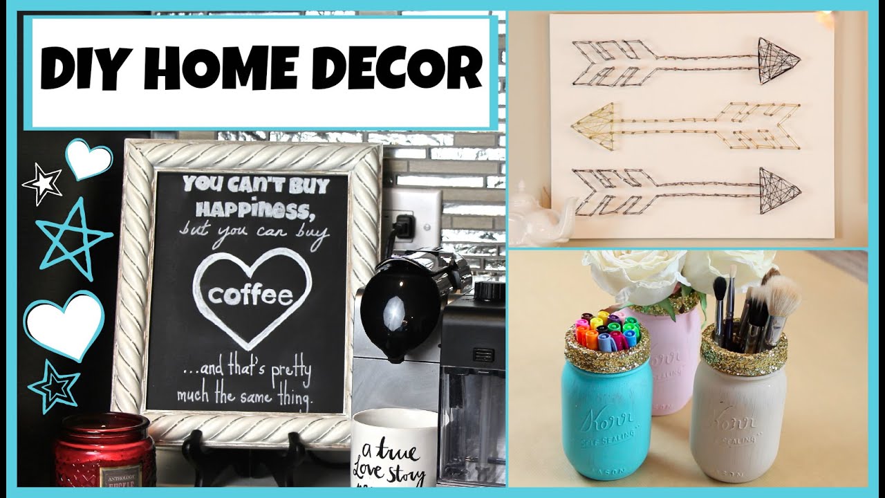 DIY Home Decor! String Art - Mason Jar Organizers & Perfect Chalkboard Lettering!