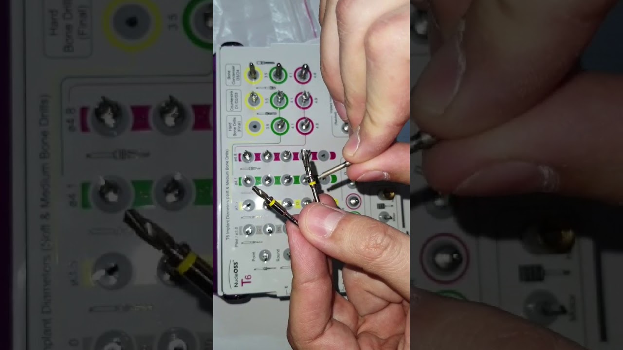 Implant techniques and surgical kit (Nucleoss).Ahmed Halim Hashem