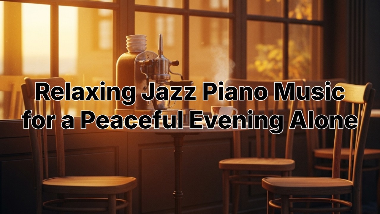 Relaxing Jazz Piano Music for a Peaceful Evening Alone
