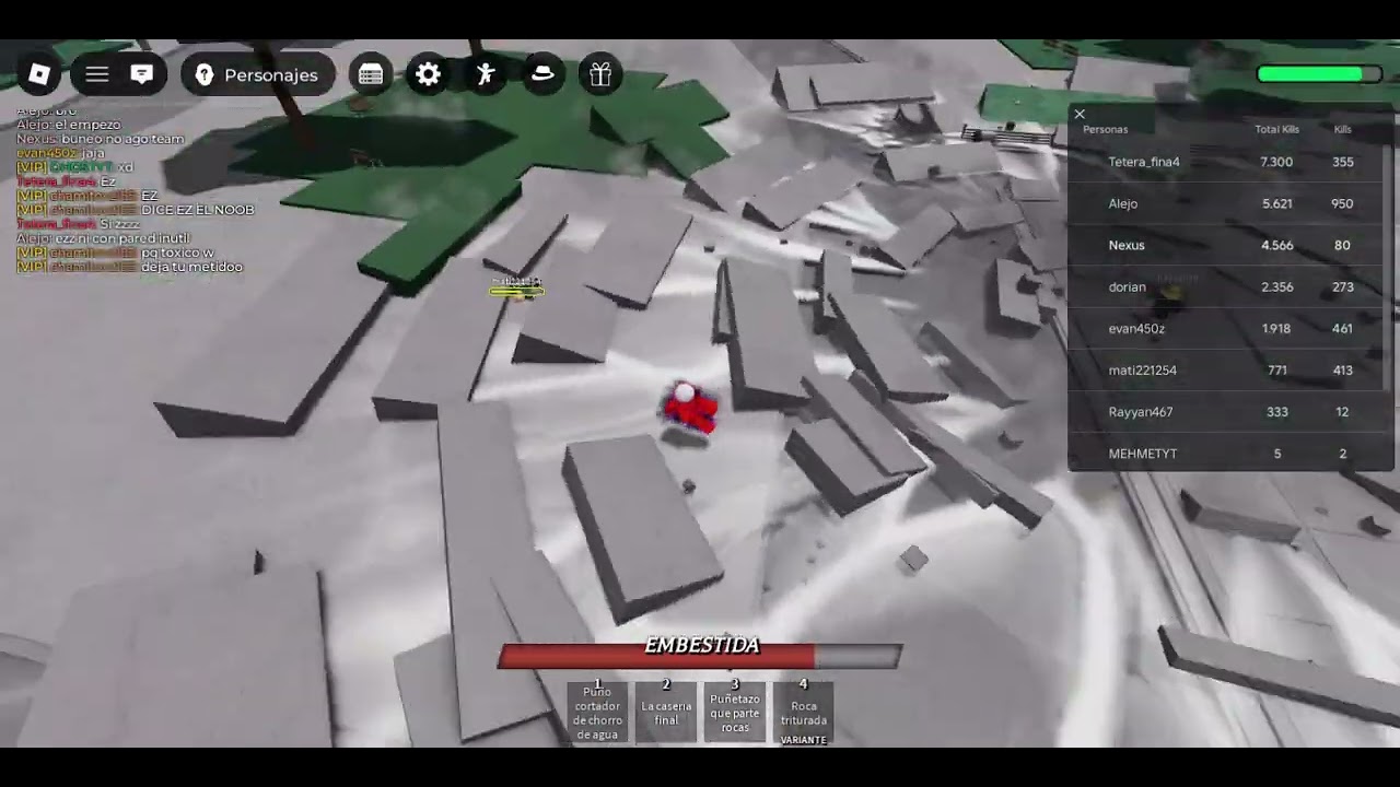 Gameplay de tsb