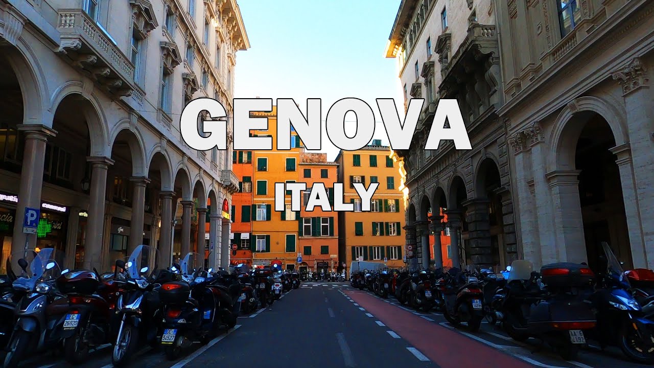 Genova, Italy - Driving Tour 4K