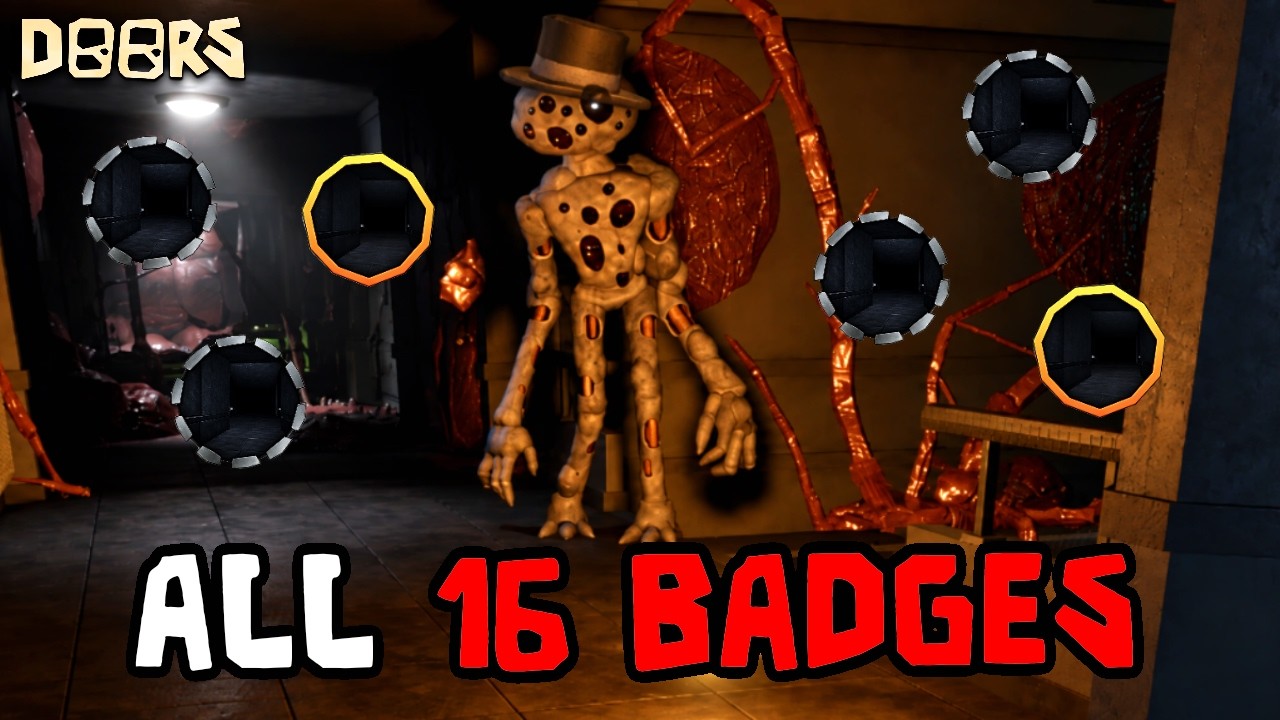 Как получить все 16 НОВЫХ ЗНАЧКОВ в обновлении DOORS THE STAIRWELL ACCESS GRANTED!!! #doors #roblox