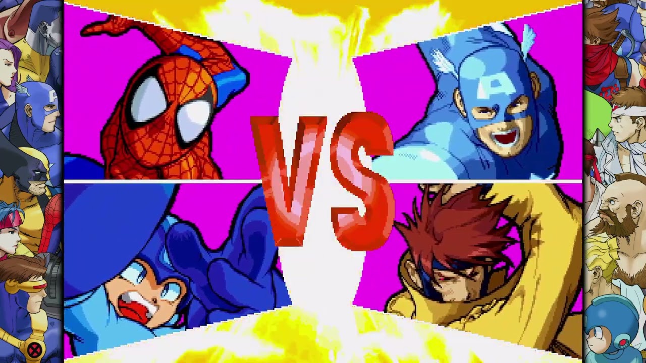 Marvel vs. Capcom (PlayStation 4) Arcade as Spider-Man/Mega Man