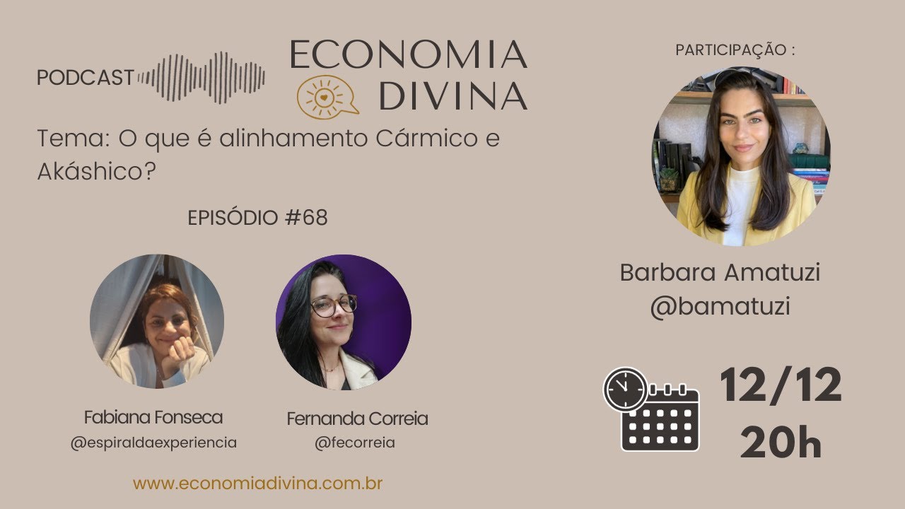 O que é alinhamento Cármico e Akáshico? | Barbara Amatuzi