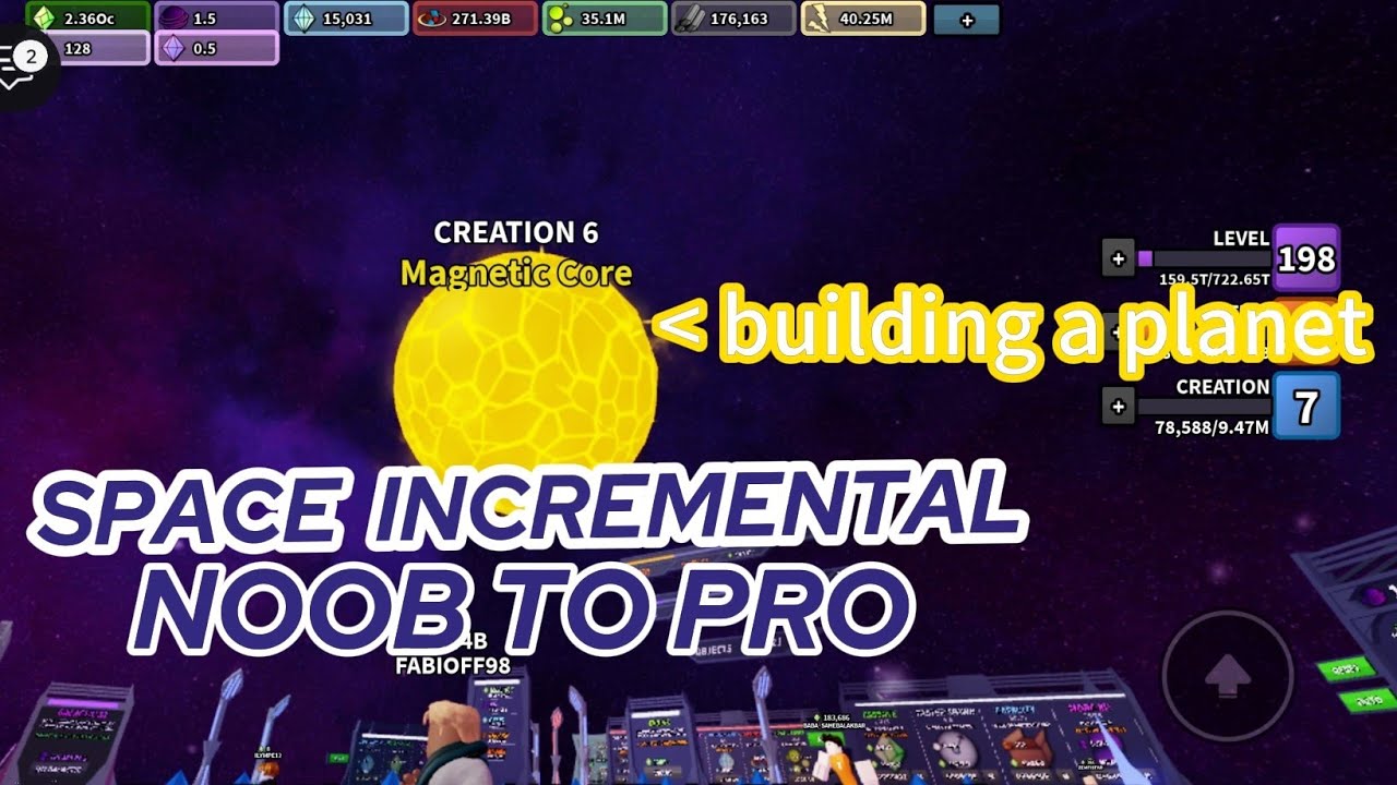  🌌 Space incremental NOOB to Pro Creating a Planet !