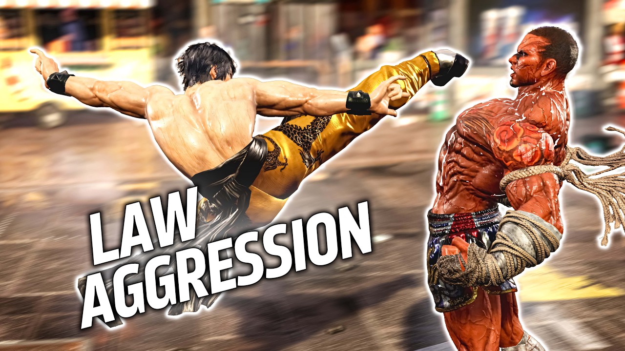Marshall Law Peak Aggression Ranked Matches Gameplay – Tekken 8