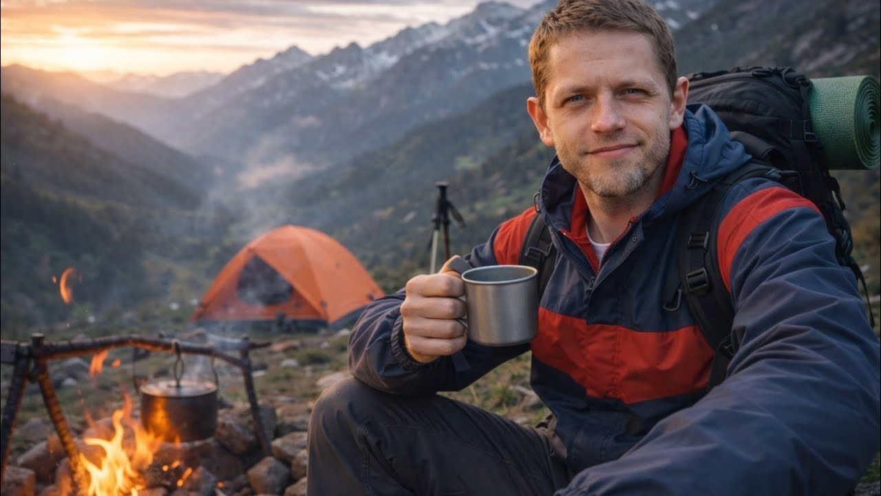 Silent Camping in the Forest | Setting Up Camp & Relaxing in Nature (No Talking, Real Sounds)