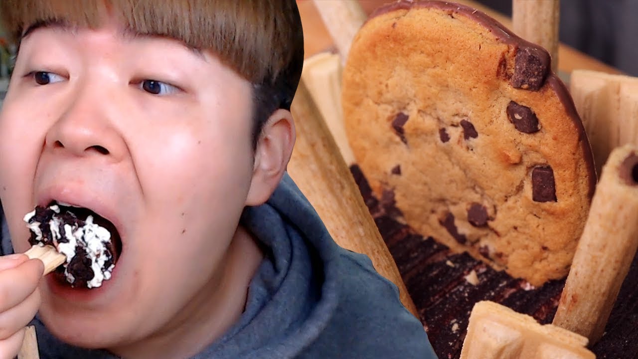 편의점케이크 맛있게 먹는 방법 먹방입니다!!