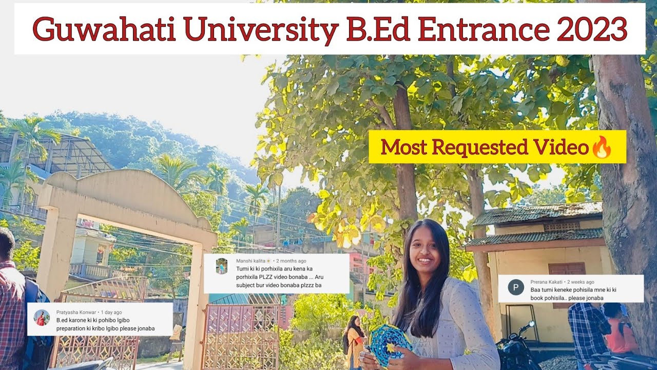 Guwahati University B.Ed Entrance 2023🔥Most Requested Video