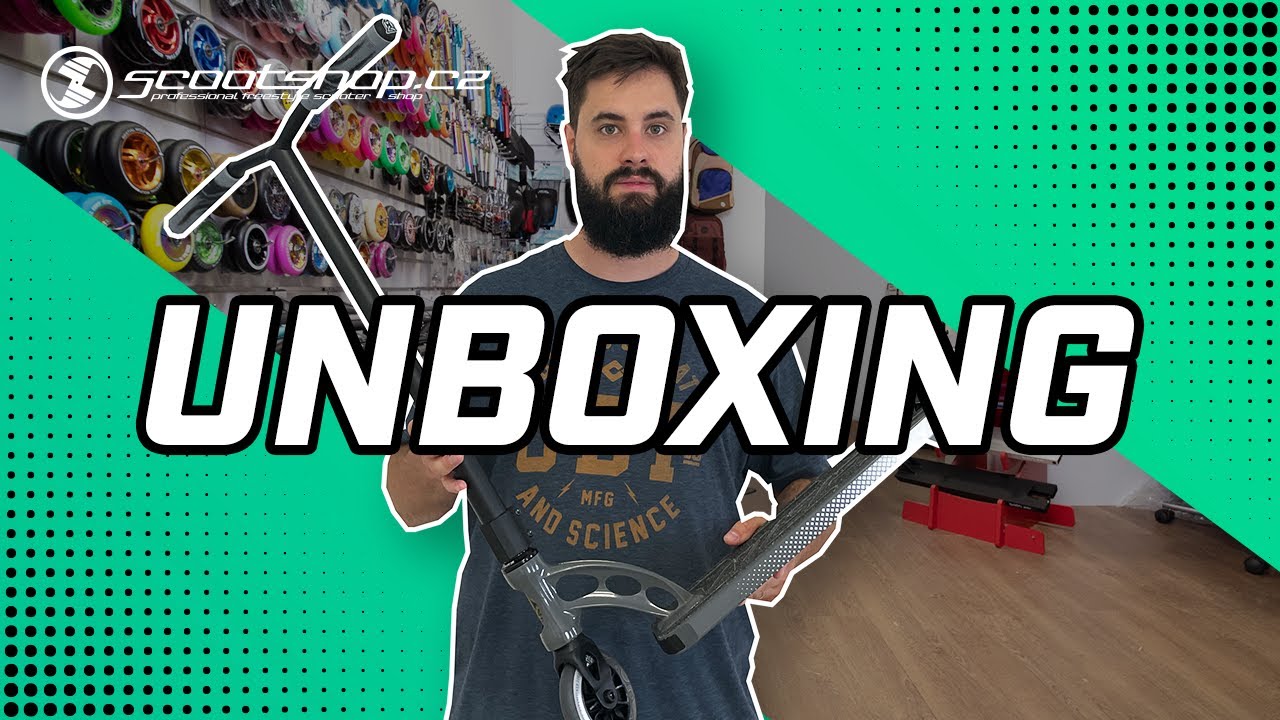 Mála, lehká, pořádná koloběžka do skateparku! Rozbalujeme MGP Origin Shredder freestyle koloběžku