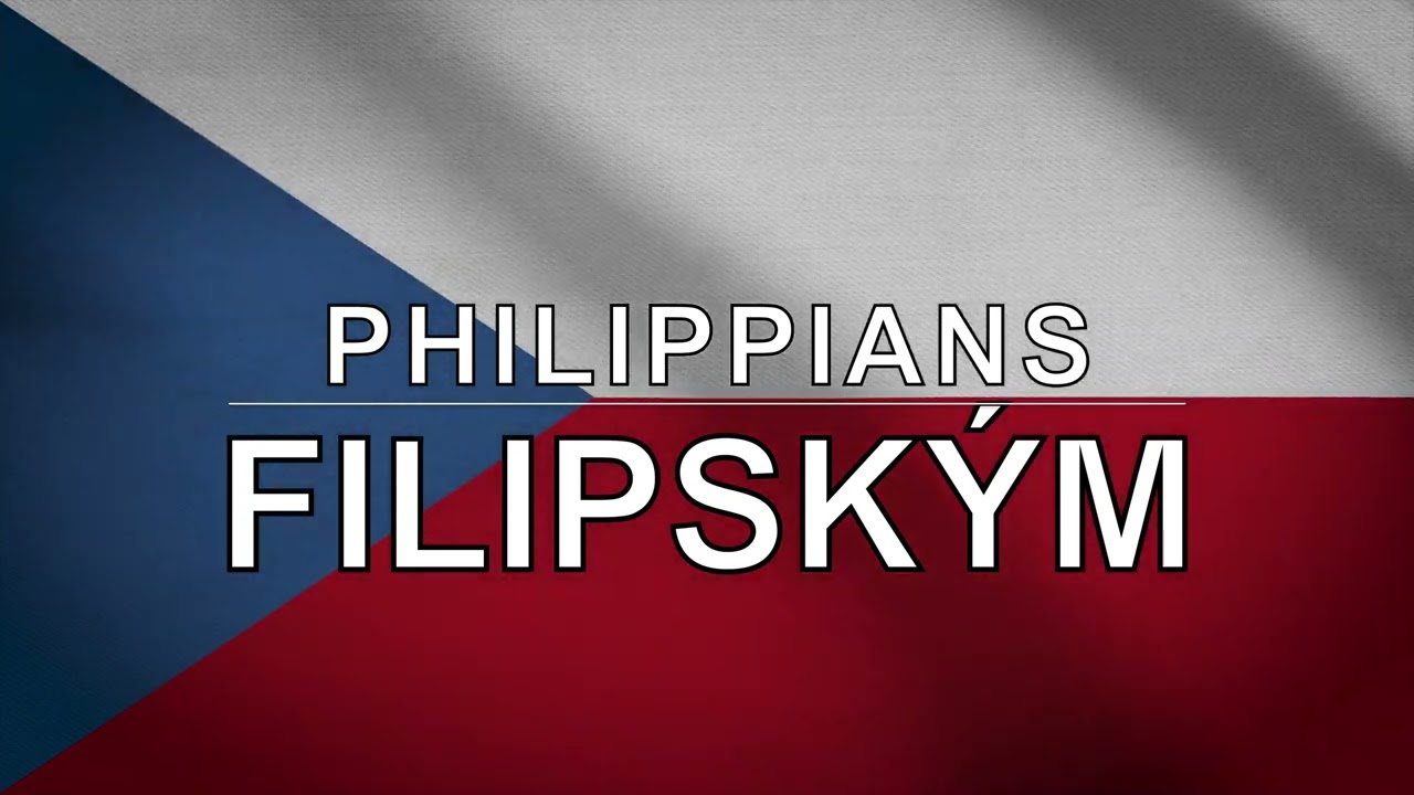 Czech Audio Bible - Book 50 - Philippians - FILIPSK&Yacute;M