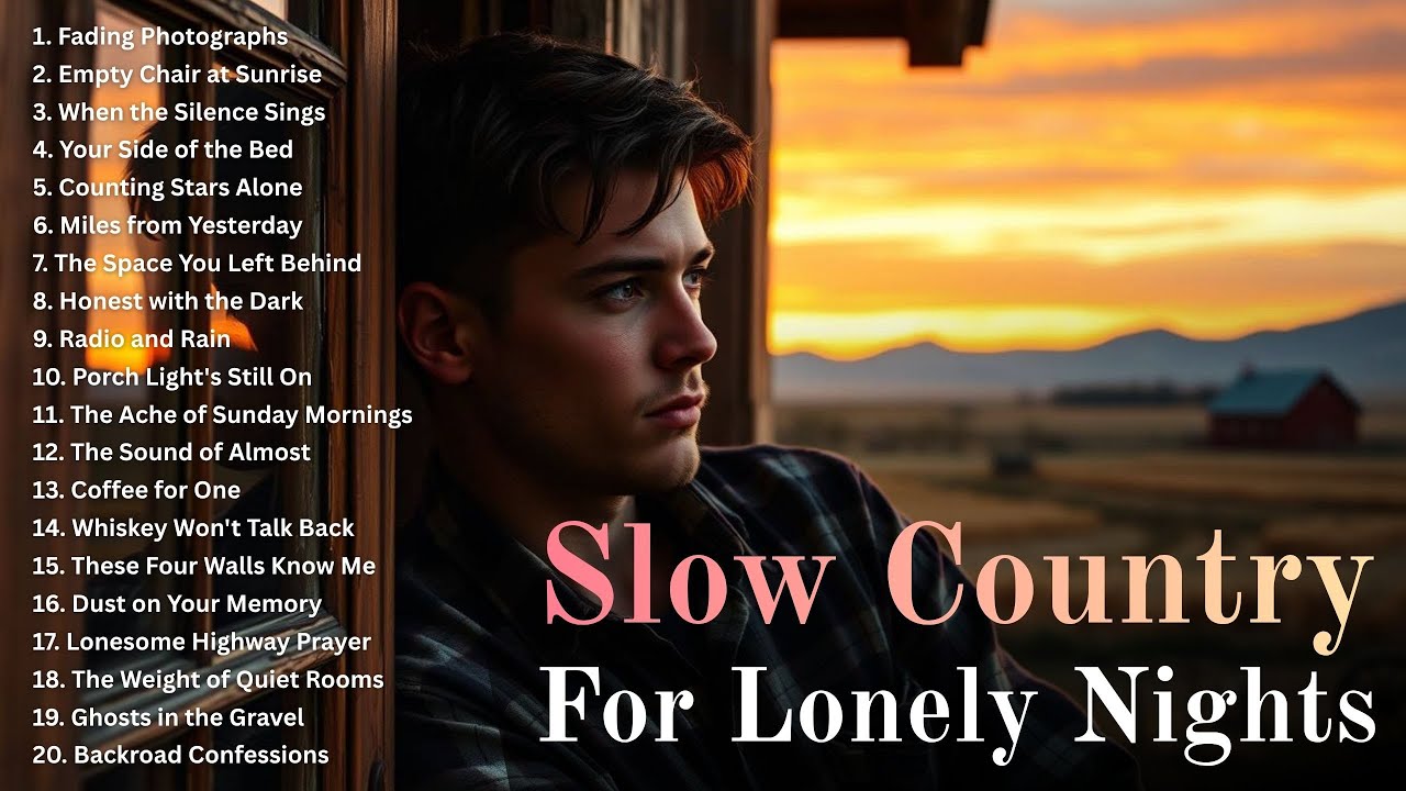 Slow Country Songs for Lonely Nights | Country Music for Heavy Hearts