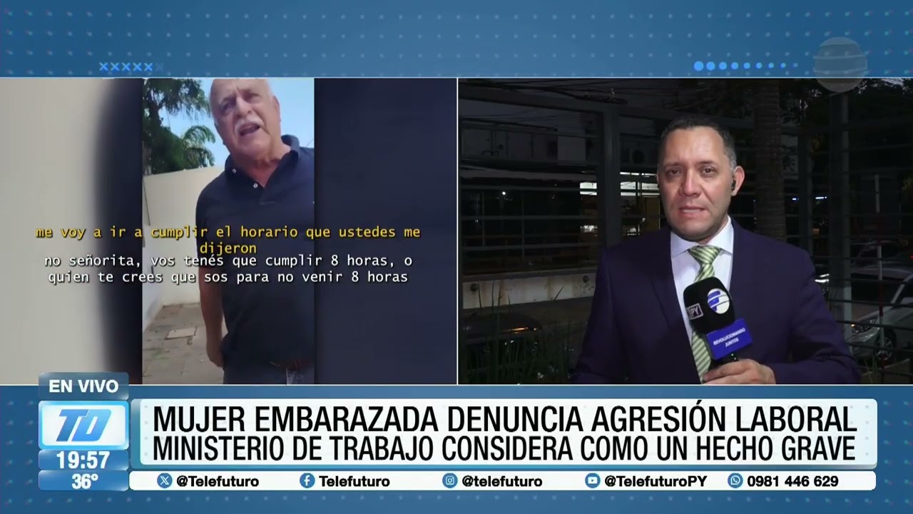 Embarazada denunció agresión laboral