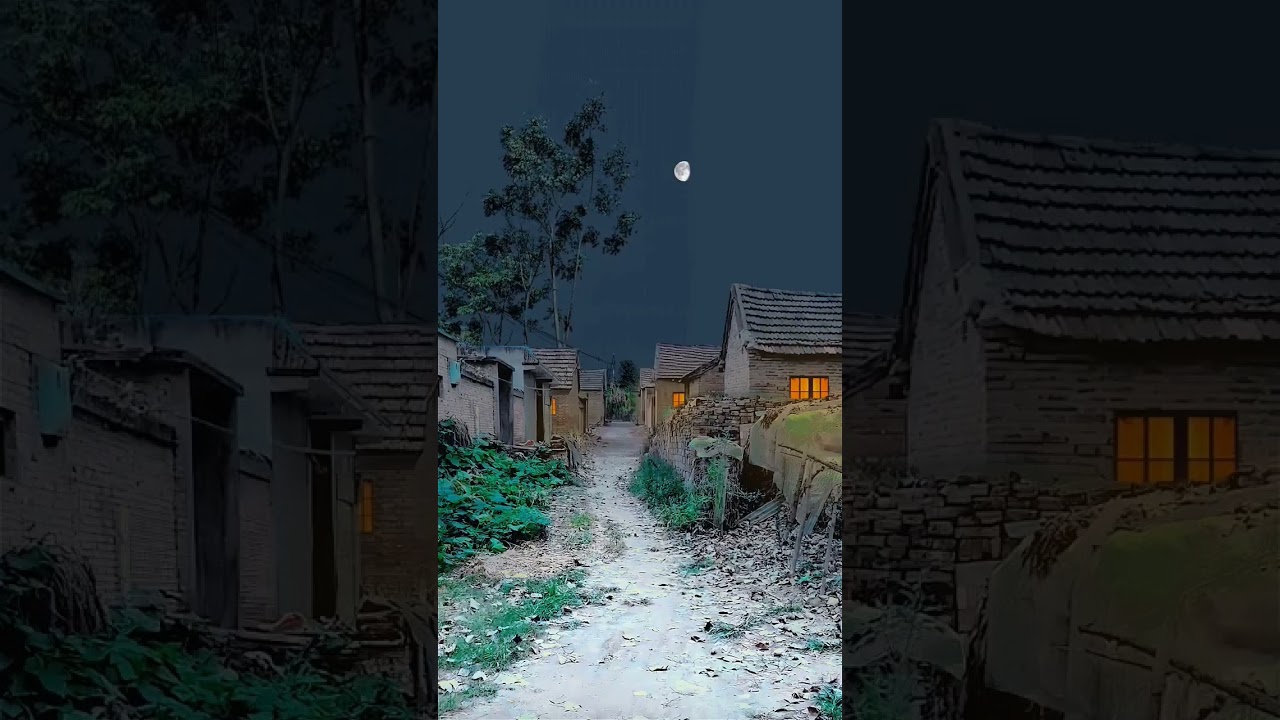 peaceful Village night sound. #Nightsound for sleeping.