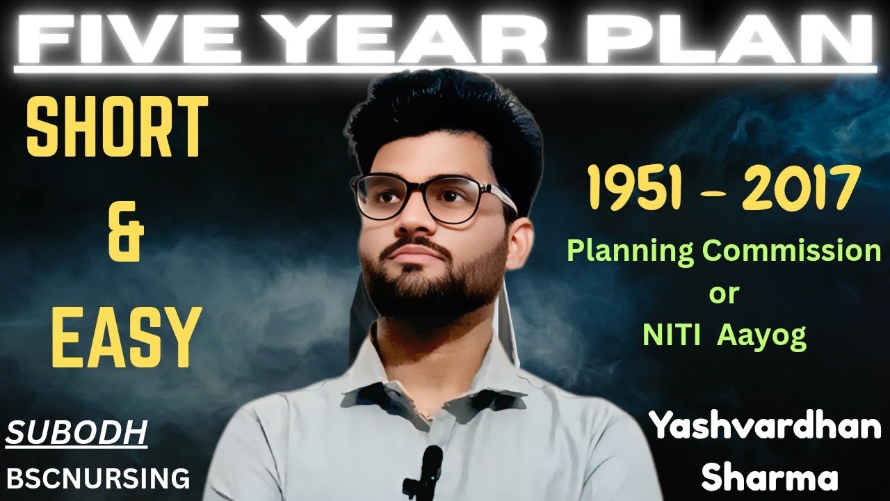 FIVE YEAR PLAN ✅ 1951 to 2017 ||  PLANNING COMMISSION or NITI AAYOG || YASHVARDHAN SHARMA BSCNURSING
