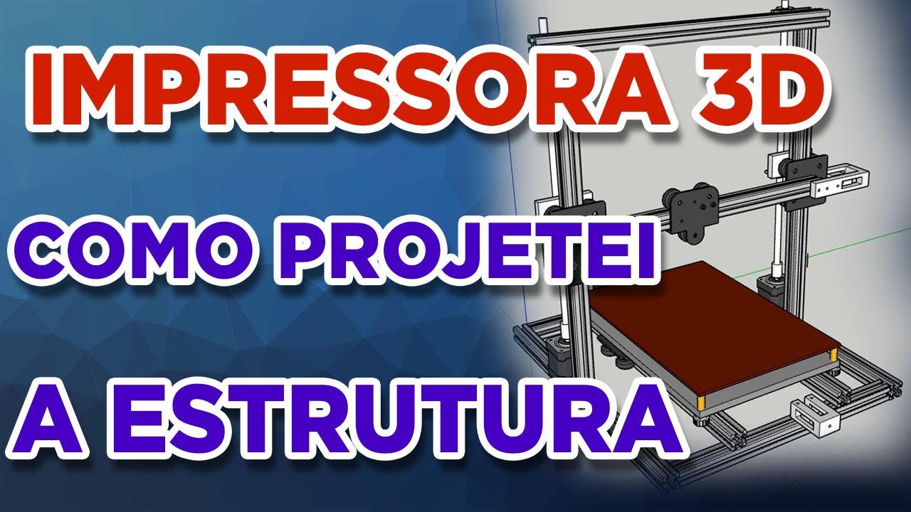 Projeto da estrutura da IMPRESSORA 3D, COREXY e SKR E3 Mini v3