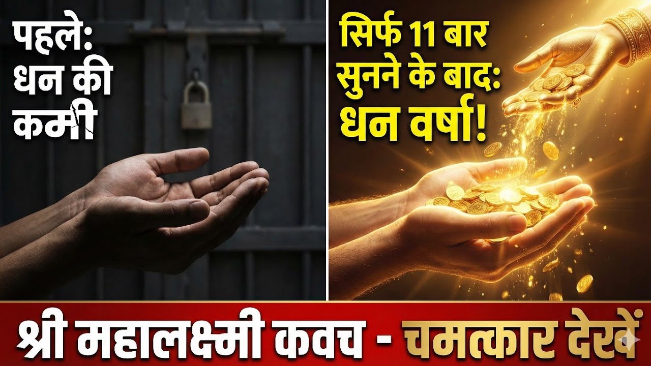 सिर्फ 11 बार सुनते ही धन वर्षा शुरू 💰 | Mahalakshmi Kavach Original | Powerful Mantra for Wealth