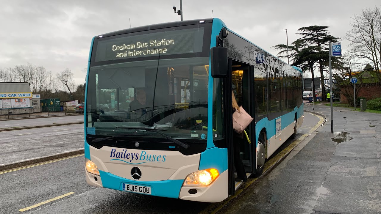 Portsmouth Lakeside Shuttle Bus Mercedes-Benz Citaro (BJ15 G0U) to Hilsea ￼Lido on Route 1000 & 2000