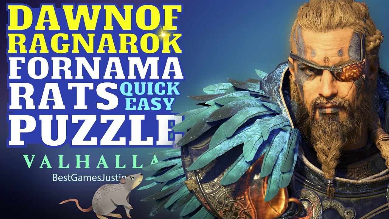 Fornama Rats Puzzle. EASIEST WAY -Dawn of Ragnarok Valhalla. Vangrinn Fornama Puzzles Dwarven Helmet