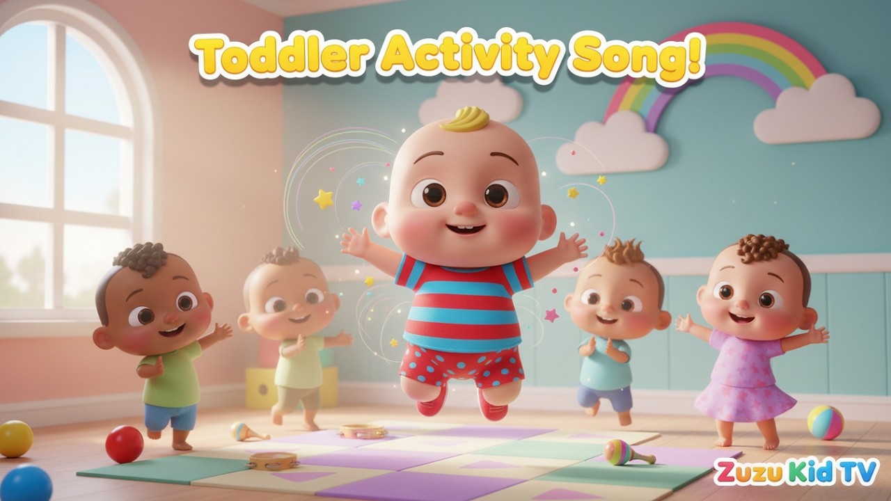 Toddler Activity Song | Kids Nursery Rhyme, Fun Movement & Playful Learning