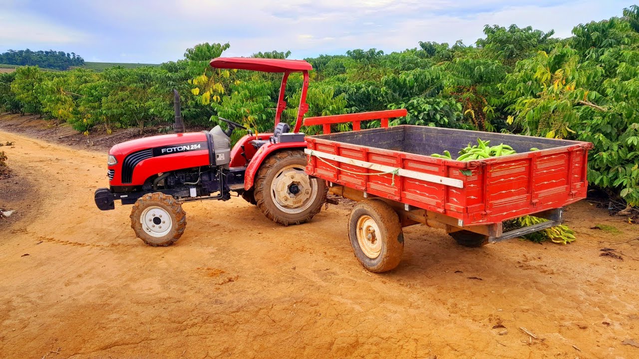 COMO DAR RÉ EM UM TRATOR COM CARROÇA