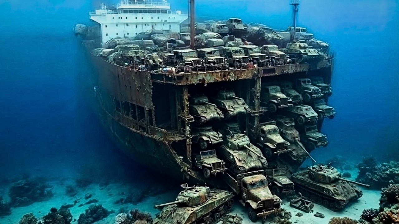 Found Massive Sunken American WWII Cargo Ship - Intact Convoy
