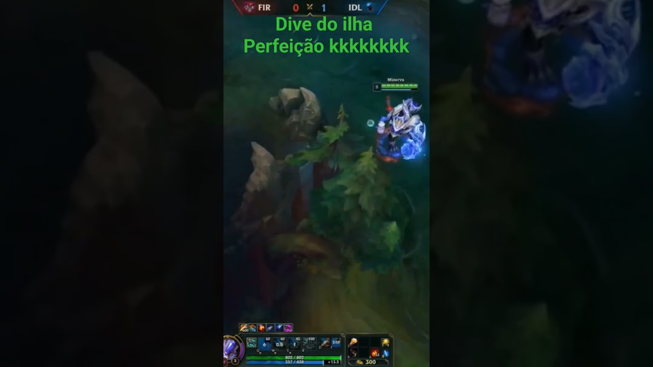 Dive perfeito da ilha das lendas #clip #leagueoflegends #lol #play #clips #ilhadaslendas #baiano
