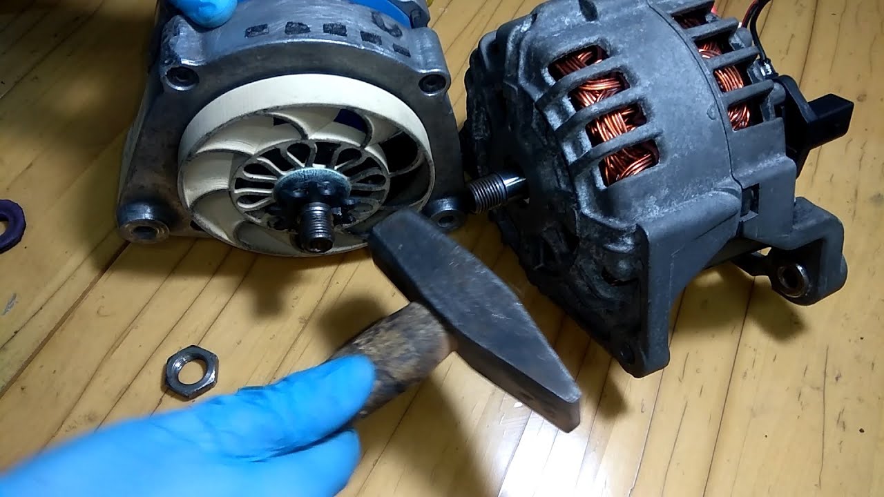 How to Convert 140a Car Alternator in to Powerful Electric Ebike Motor