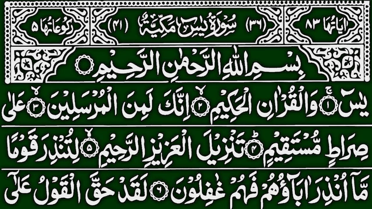 Surah Yaseen 3 Times Recitation | Episode 176 | Beautiful Quran Tilawat | Heart Touching Voice