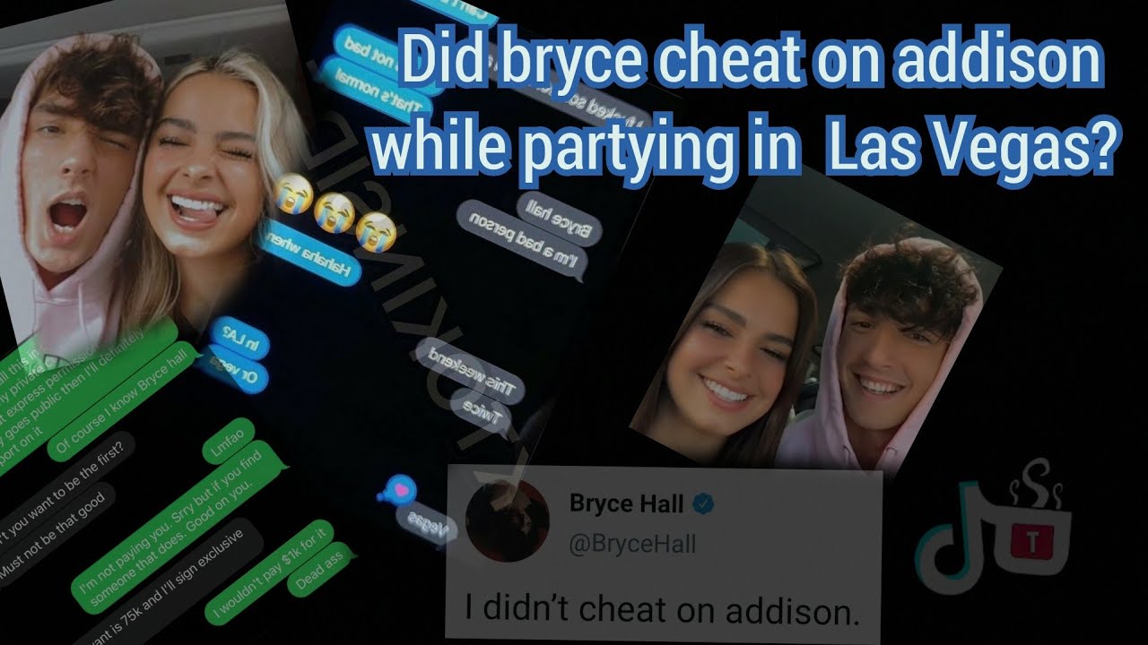 Bryce hall cheated on addison rae in las veggas ? *ful explication video
