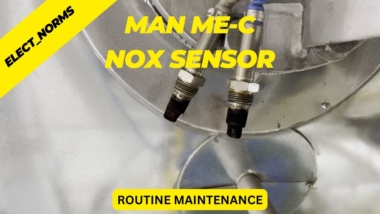 🔧 How to Clean MAN ME-C SCR NOx Sensor | Step-by-Step Guide