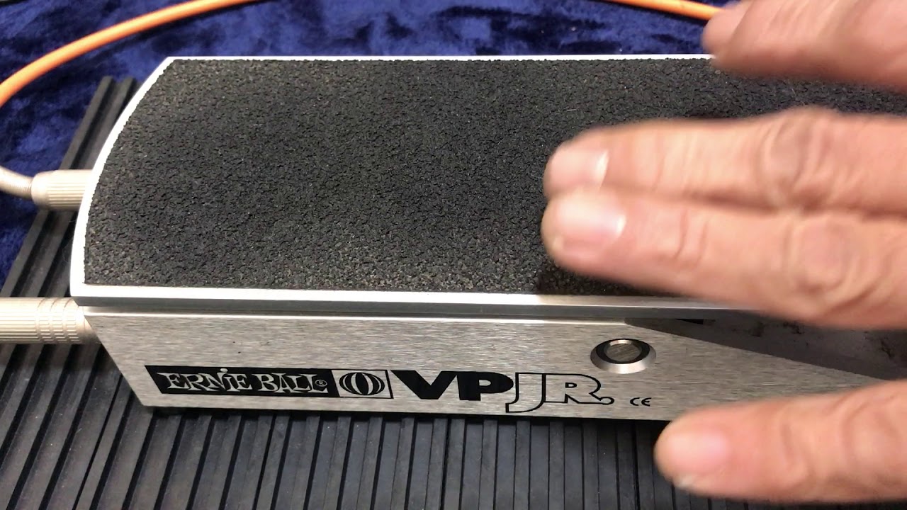 Ernie Ball VP Jr 250K Guitar Volume pedal　function check video