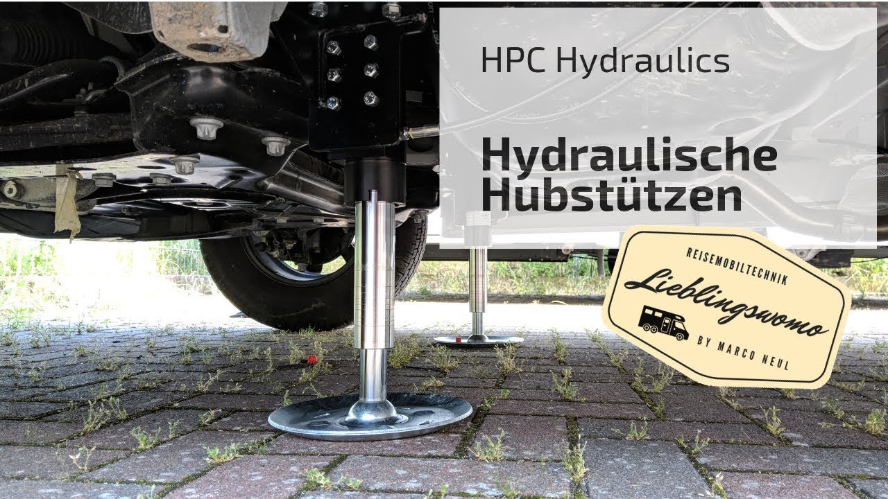 Hydraulische Stützen von HPC Hydraulics für Euer Wohnmobil