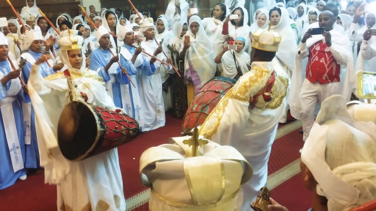 Ethiopian Orthodox Tewahido mezmur in wedding ceremony