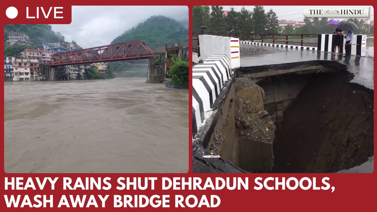 Uttarakhand: Heavy rain swells rivers, bridge collapses in Dehradun; schools shut