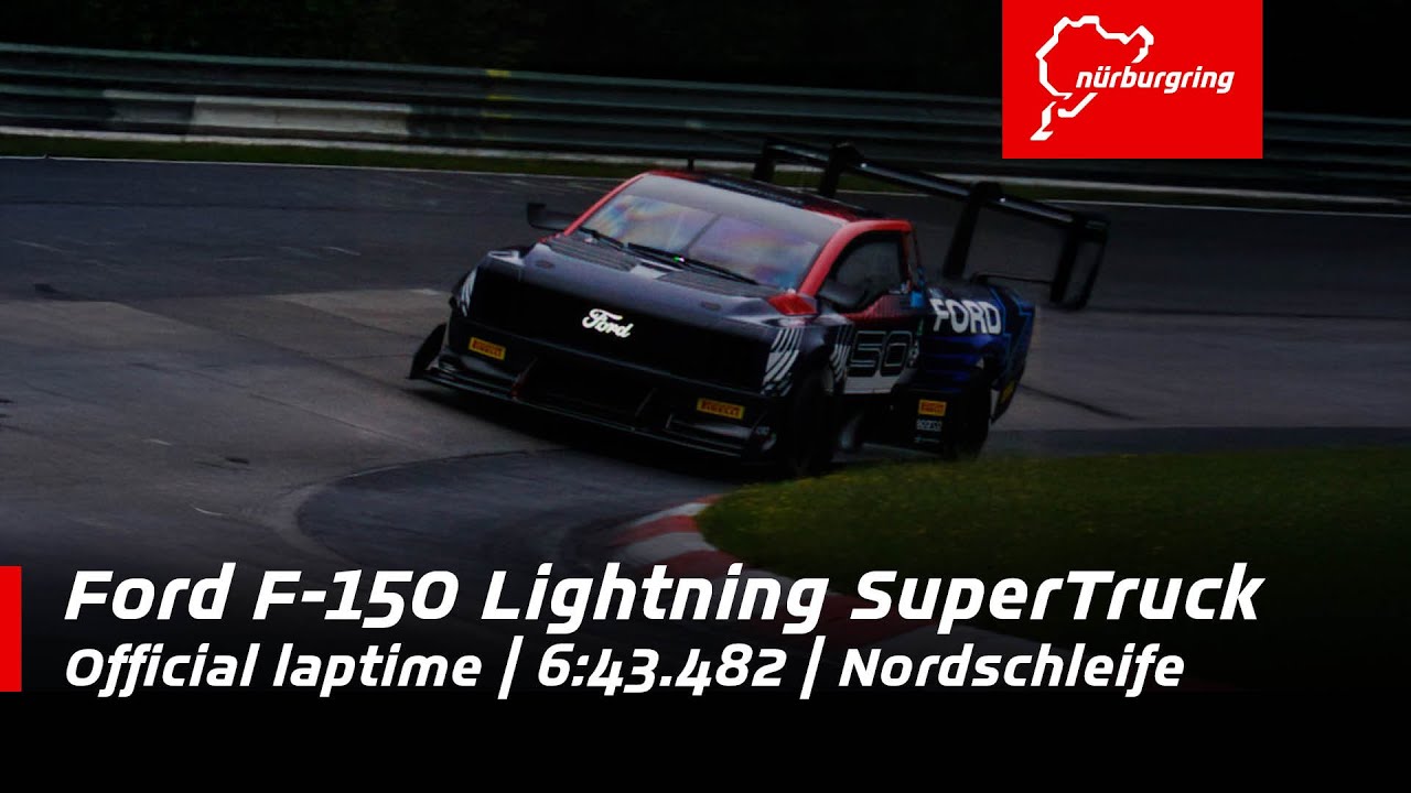 Ford F-150 Lightning SuperTruck | 6:43.482 official laptime | Nordschleife