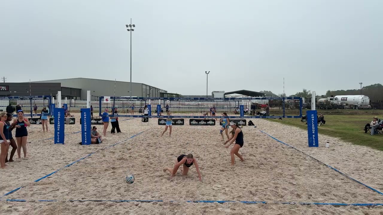 12/7/25 Match 3 – Cullen & White (AJV Blue) vs Emma Burnside & Keira Gallegos (692 Beach TX) Set 1