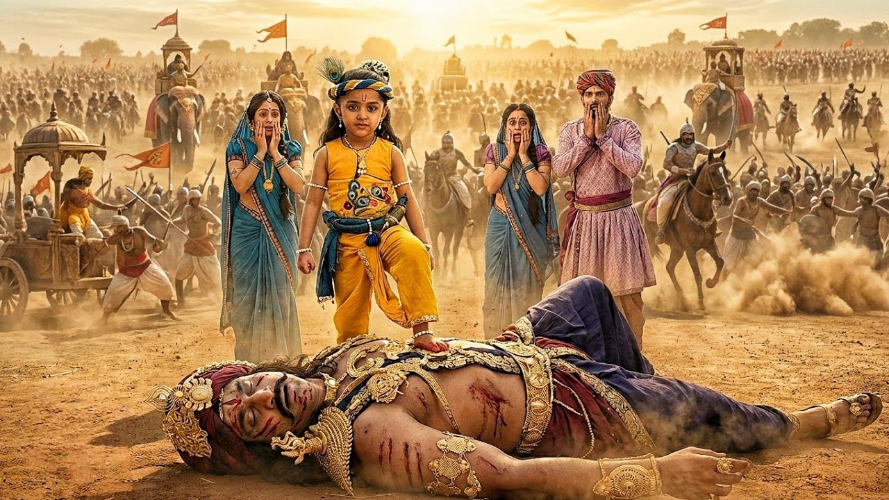 बाल कृष्ण ने युद्ध में कंस का किया वध || यशोमती मईया के नंदलाला || Shree Krishan Leela