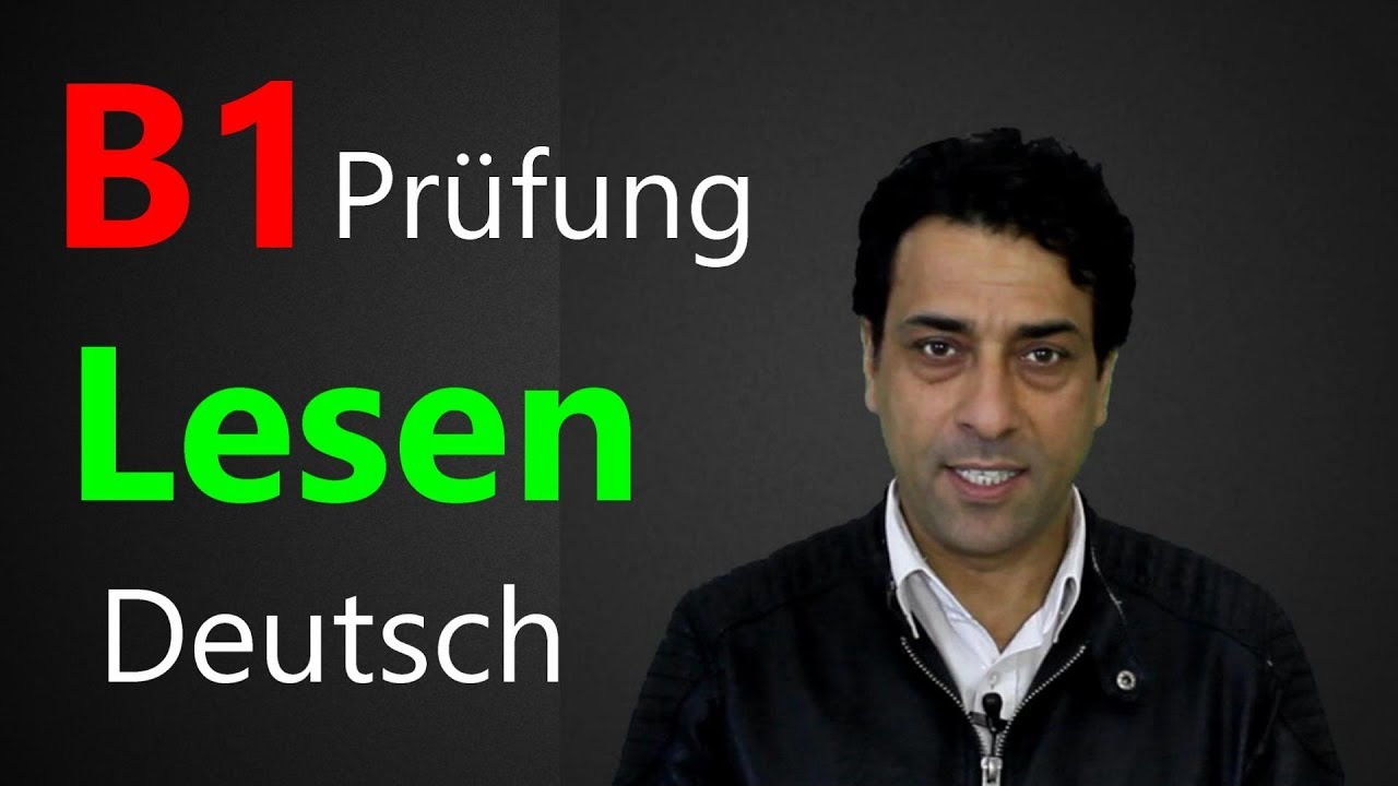 B1 Prüfung. Lesen. Deutsch (1) امتحان القراءة