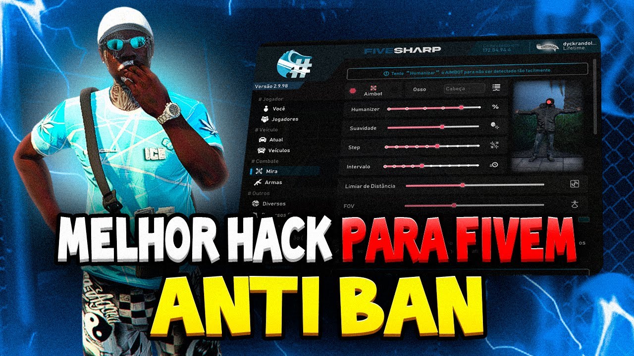 MELHOR HACK ANTI BAN PARA FIVEM 2026 - MELHOR AIMBOT DO FIVEM - FIVESHARP
