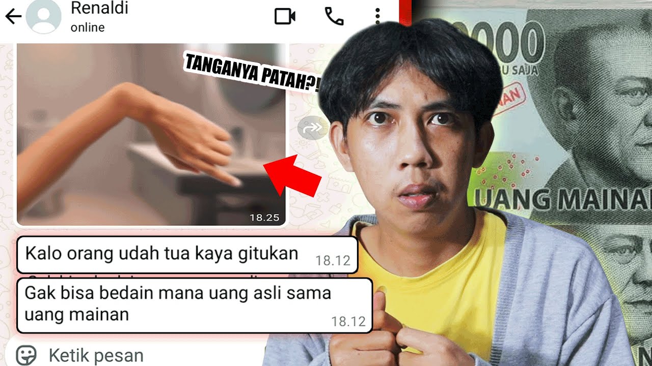 KARMA BELI TAKJIL PAKAI UANG MAINAN 😱 | CHAT HISTORY HORROR SERAM