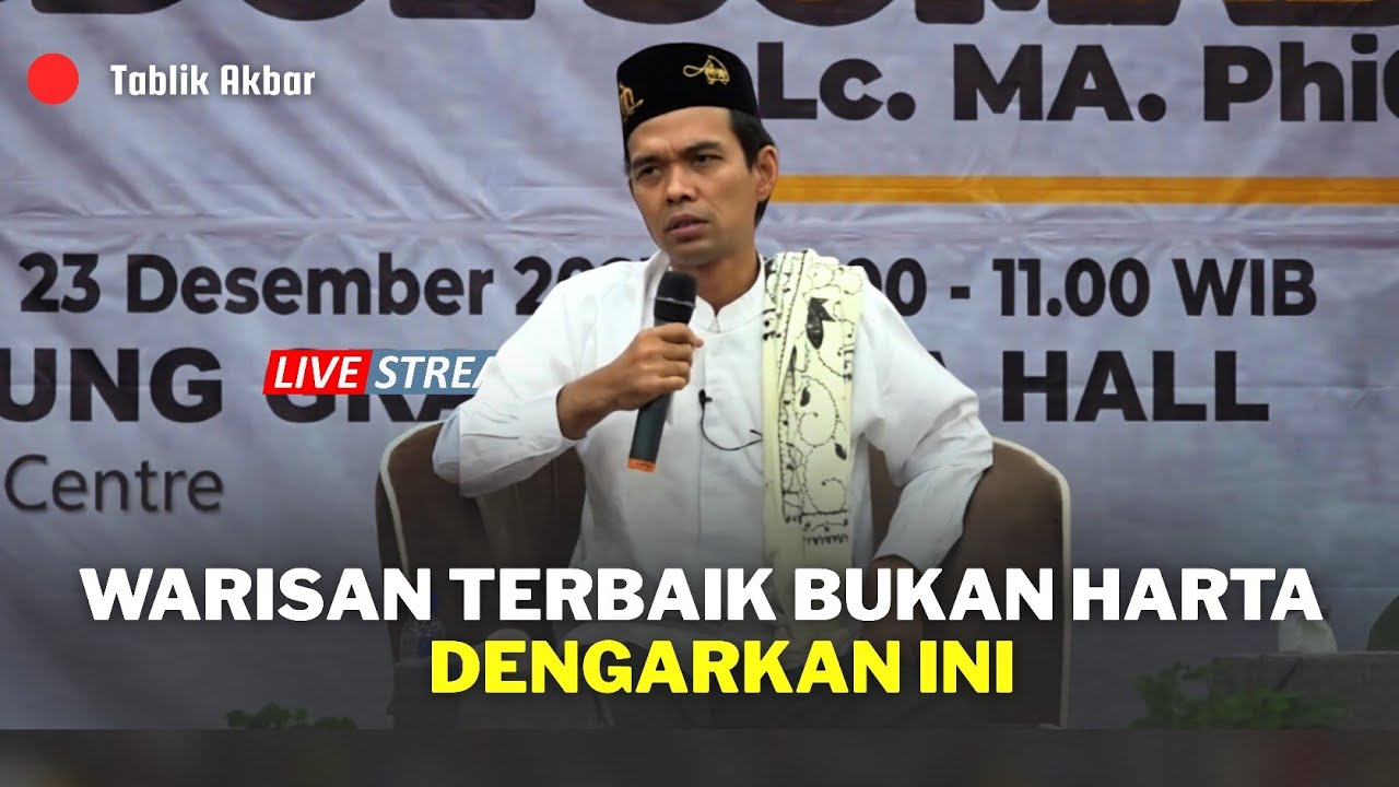 Bukan Harta! Ustadz Abdul Somad Bongkar Warisan Terbaik Orang Tua