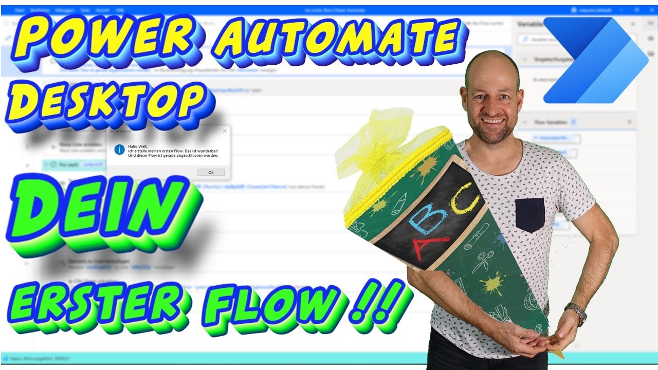[ PAD ] [ POWER AUTOMATE DESKTOP ] Schritt für Schritt  [ TUTORIAL ] für [ DEINEN ] ersten Flow !